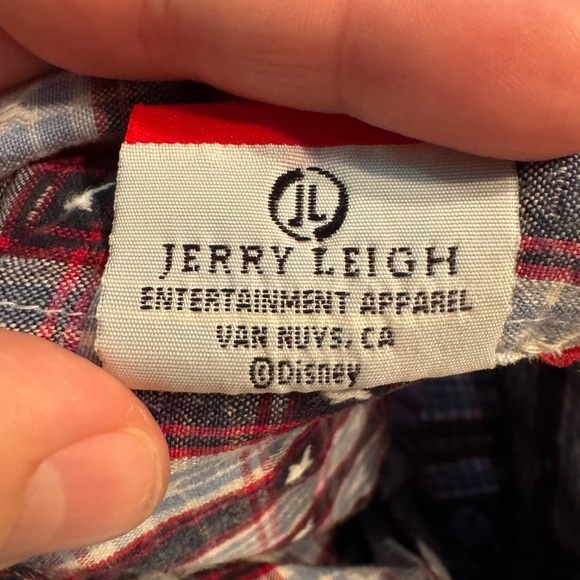 Y2K Disney Mickey Mouse Men’s Button Down Plaid Shirt - Picture 7 of 9